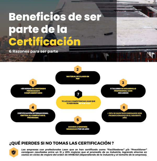 Certificación Internacional Lean Construction