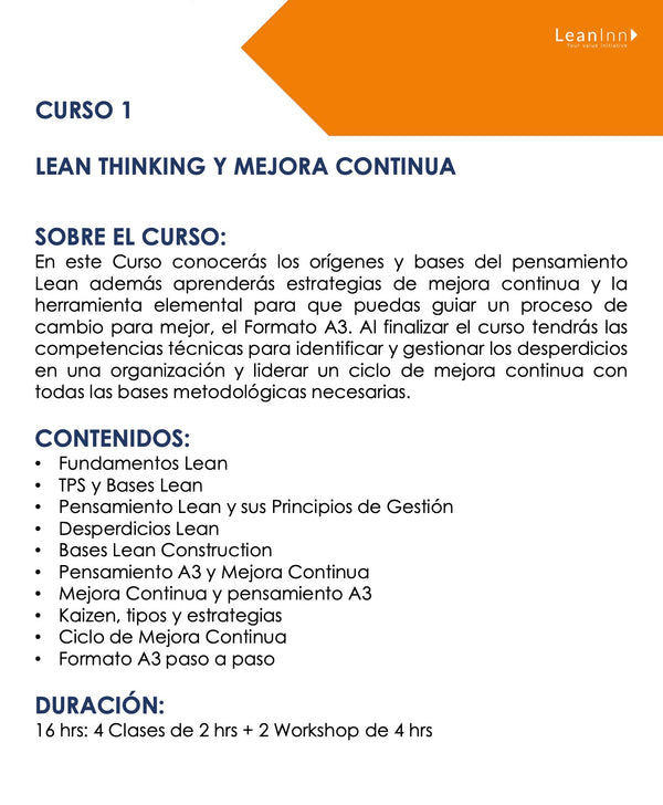 Certificación Internacional Lean Construction