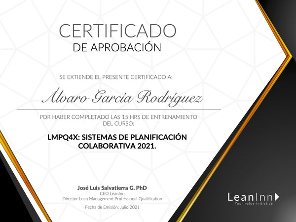 LMPQ4X - Curso Sistemas de Planificación Colaborativa y Agile